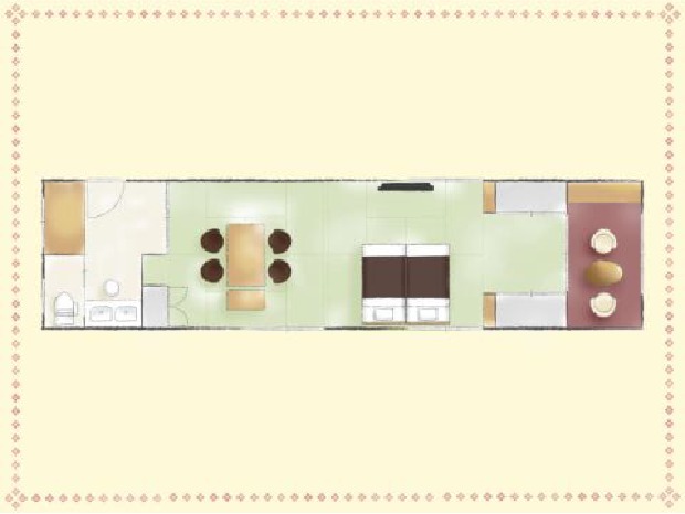 睡蓮のお部屋間取り図