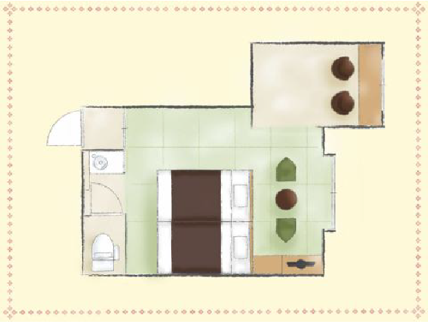 やさしい月のお部屋間取り図